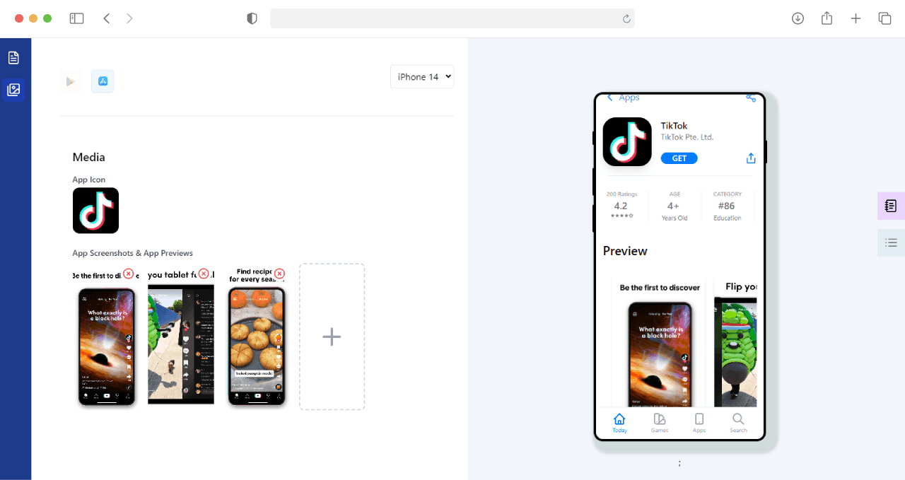 StorePreviewer app preview